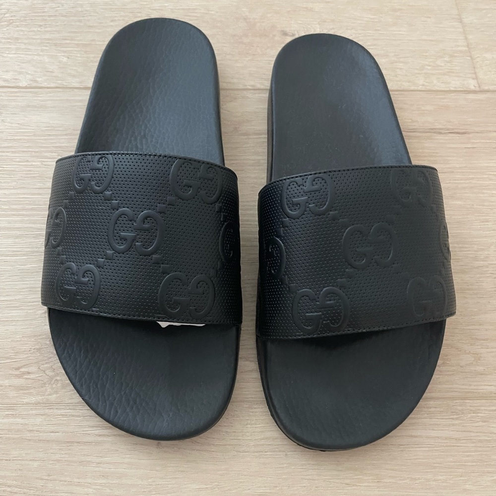 Gucci Mens GG Slide Sandal